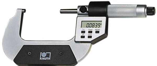 Digital Micrometer Calipers 1 2 In Micrometers Knuth 